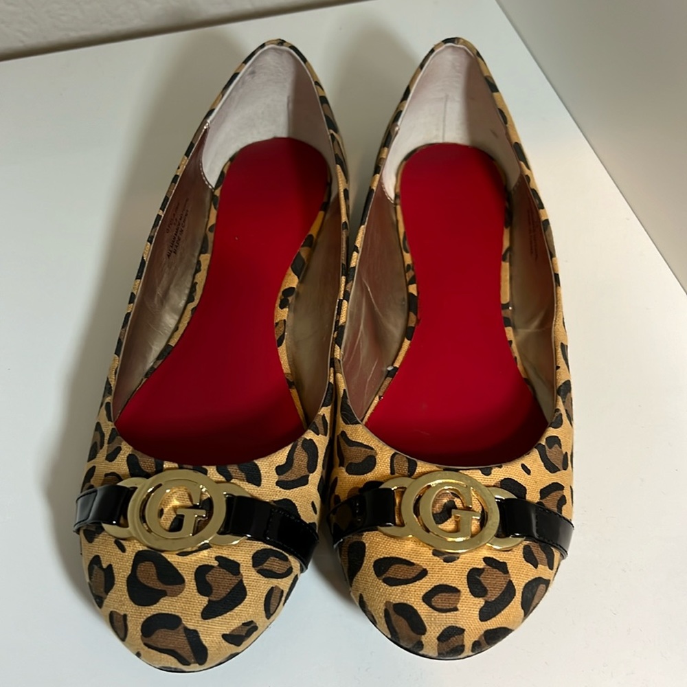 Guess Claire ballet flats leopard print Size 7.5